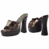 Ellie Shoes 5 Heel With Camo Fabric And Faux Bullet Décor 2 Ellie Shoes 5 Heel With Camo Fabric And Faux Bullet Décor