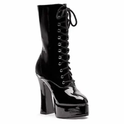 Ellie Shoes 5.5 Heel Ankle Boot W/Inner Zipper