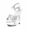 Ellie Shoes 6 Heel Glitter Sandal