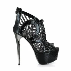 Ellie Shoes 6 Multi Peep Toe W/Contrasting Trim