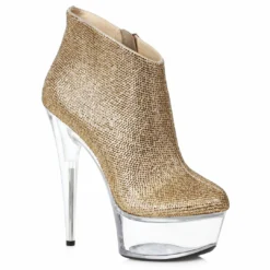 Ellie Shoes 6 RHINESTONE STILETTO BOOTIE