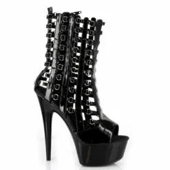 Ellie Shoes 6 Open Toe Chain Link