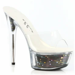 Ellie Shoes 6 Glitter Stilletto With Star Struck Platform