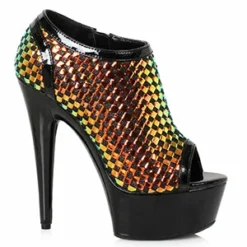 Ellie Shoes 6 Inch Ankle Bootie With Weaves