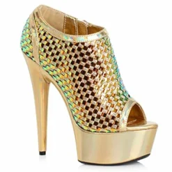 Ellie Shoes 6 Inch Ankle Bootie With Weaves