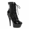 Ellie Shoes 6 Heel Ankle Boots W/Inner Zipper