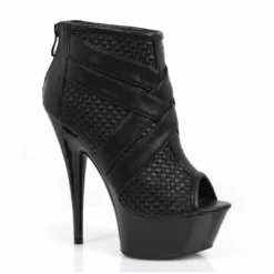 Ellie Shoes 6 Pointed Heel Platform Sandal