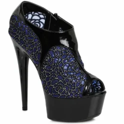 Ellie Shoes 6 Mesh Rhinestone Booty