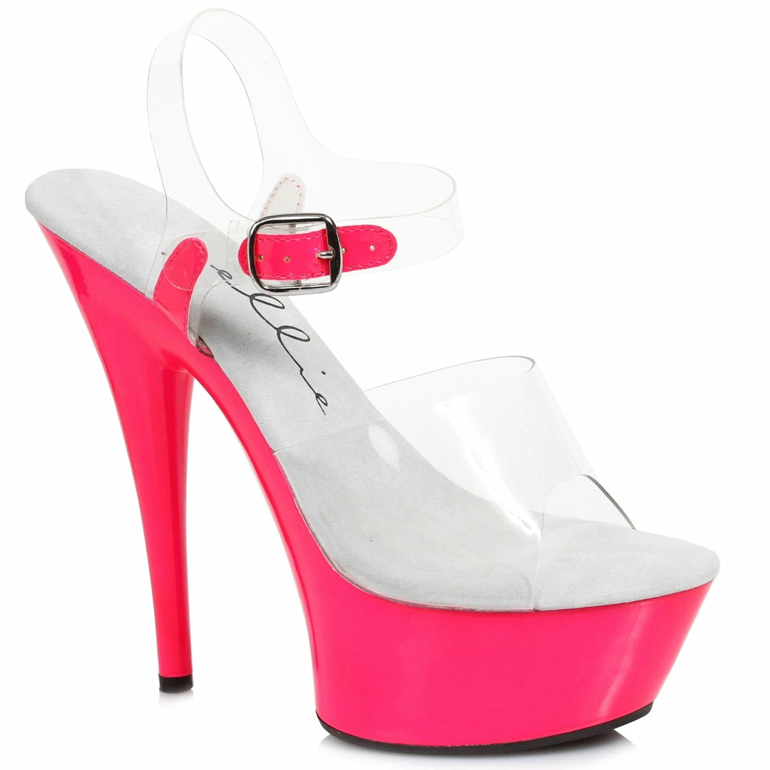 Ellie Shoes 6 Neon Stiletto Sandal 4 Ellie Shoes 6 Neon Stiletto Sandal