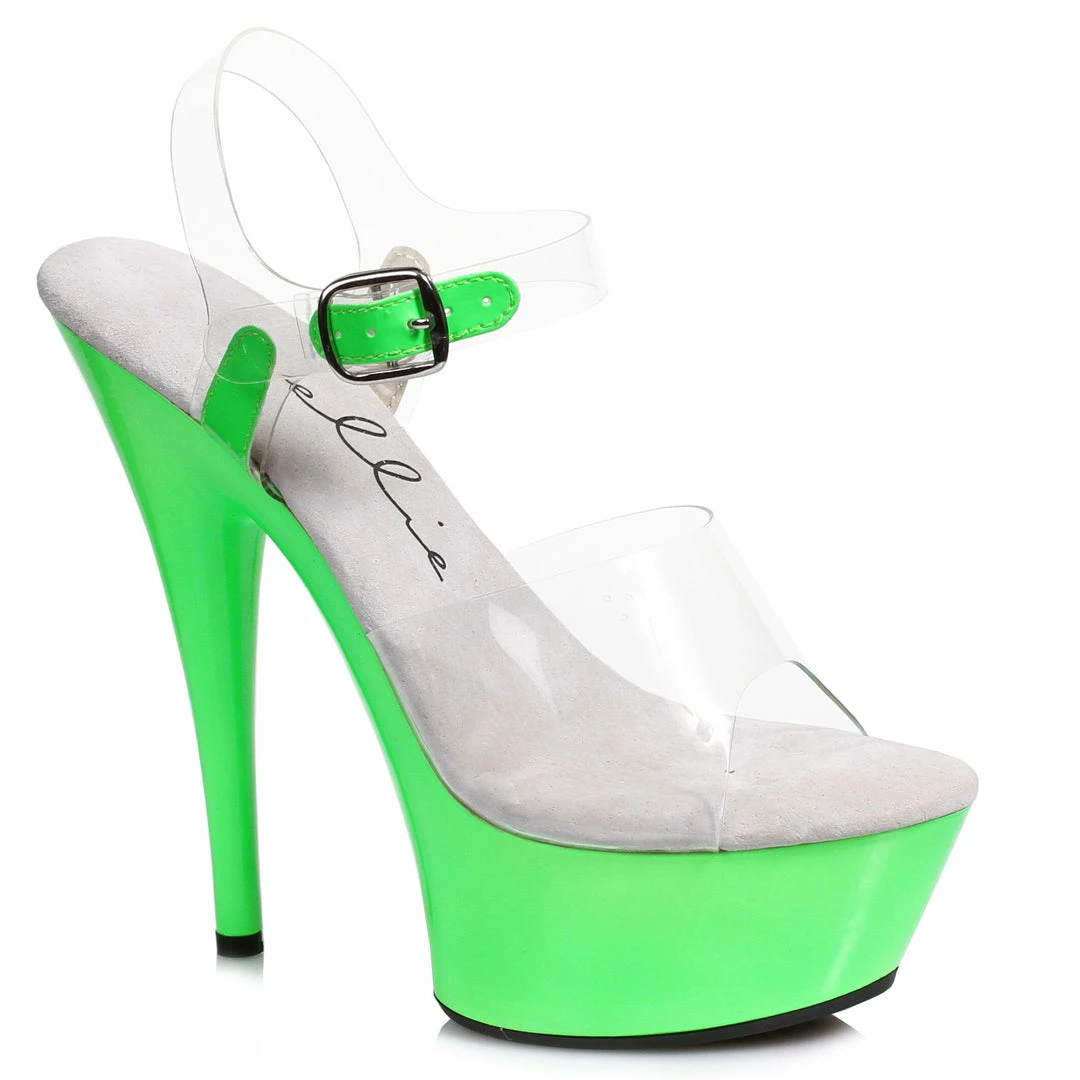 Ellie Shoes 6 Neon Stiletto Sandal 5 Ellie Shoes 6 Neon Stiletto Sandal
