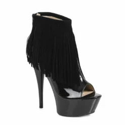 Ellie Shoes 6 Platform W/ Fringe