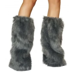 Roma Costume Faux Fur Leg Warmers ACCESORIES 28 Roma Costume Faux Fur Leg Warmers ACCESORIES