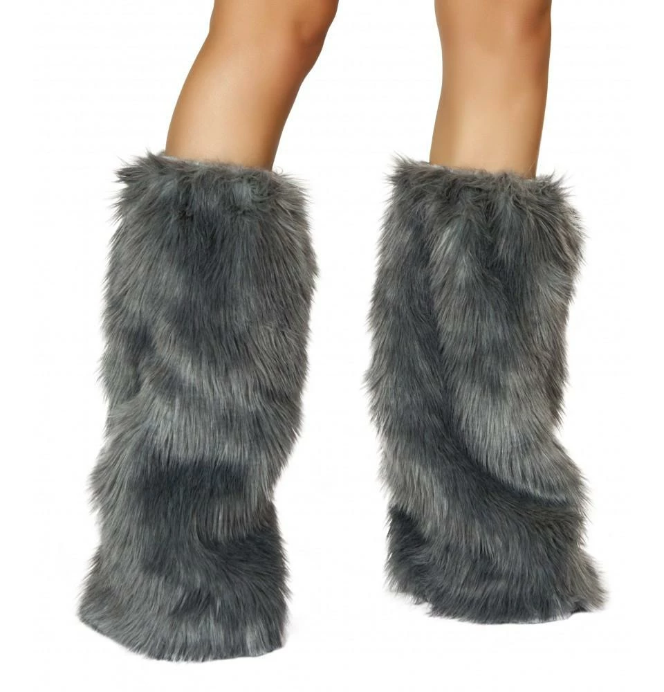 Roma Costume Faux Fur Leg Warmers ACCESORIES 15 Roma Costume Faux Fur Leg Warmers ACCESORIES