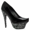 Ellie Shoes 6 Heel Pump Lava Textured Platform