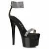 Ellie Shoes 7 Stiletto With Rhinestone Strap 2 Ellie Shoes 7 Stiletto With Rhinestone Strap