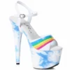 Ellie Shoes 7 Cloud Print Sandal 1 Ellie Shoes 7 Cloud Print Sandal