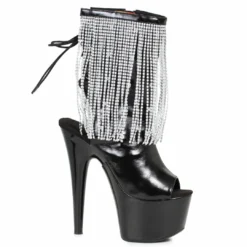 Ellie Shoes 7 Platform Heel W/Fringe Light Up