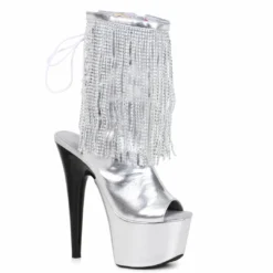 Ellie Shoes 7 Platform Heel W/Fringe Light Up