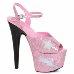 Ellie Shoes 7 Inch Light Up Platform Sandal 9 Ellie Shoes 7 Inch Light Up Platform Sandal