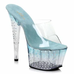Ellie Shoes 7 Inch Mule With Glitter Dots