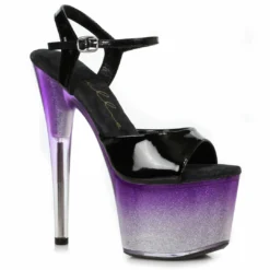 Ellie Shoes 7 OMBRE GLITTER PLATFORM