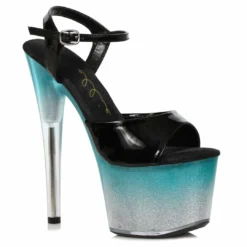 Ellie Shoes 7 OMBRE GLITTER PLATFORM