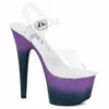 Ellie Shoes 7 Pointed Stiletto Sandal With Ombre Platform