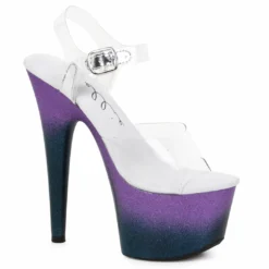 Ellie Shoes 7 Pointed Stiletto Sandal With Ombre Platform
