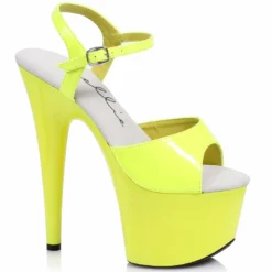 Ellie Shoes 7 Neon Stiletto Sandal