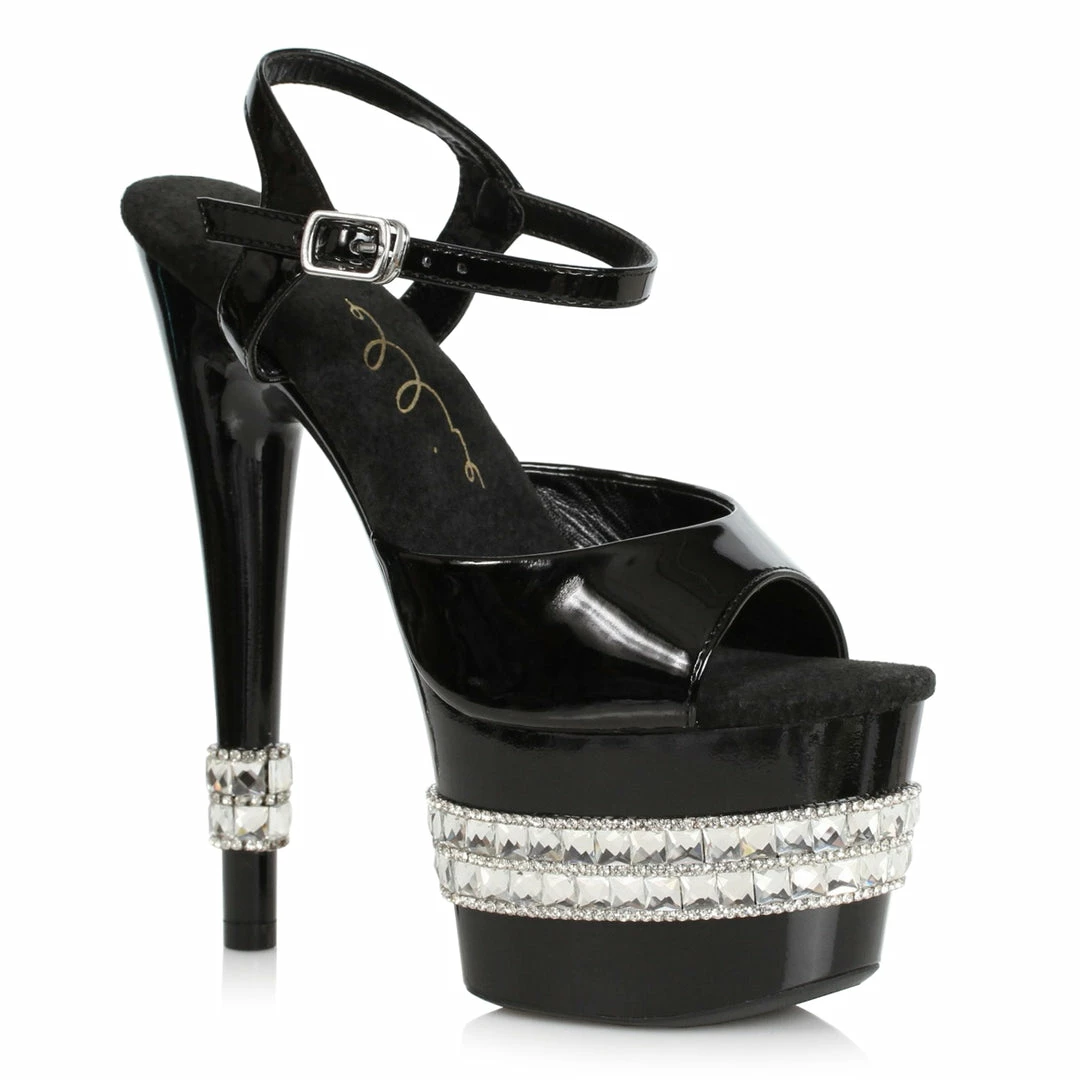 Ellie Shoes 7 RHINESTONE PLATFORM SANDAL 3 Ellie Shoes 7 RHINESTONE PLATFORM SANDAL