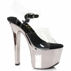 Ellie Shoes 7 HEEL POINTED STILETTO SANDAL