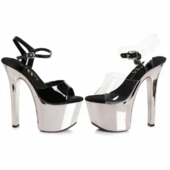 Ellie Shoes 7 HEEL POINTED STILETTO SANDAL
