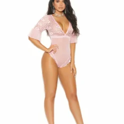Elegant Moments Baby Pink Teddy LINGERIE
