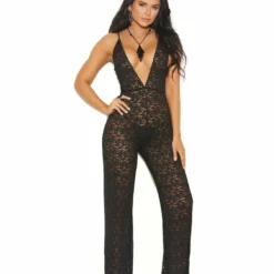 Elegant Moments Black Jumpsuit CLOTHING