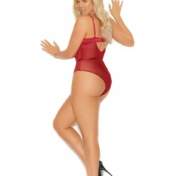 Elegant Moments Burgundy Bodysuit