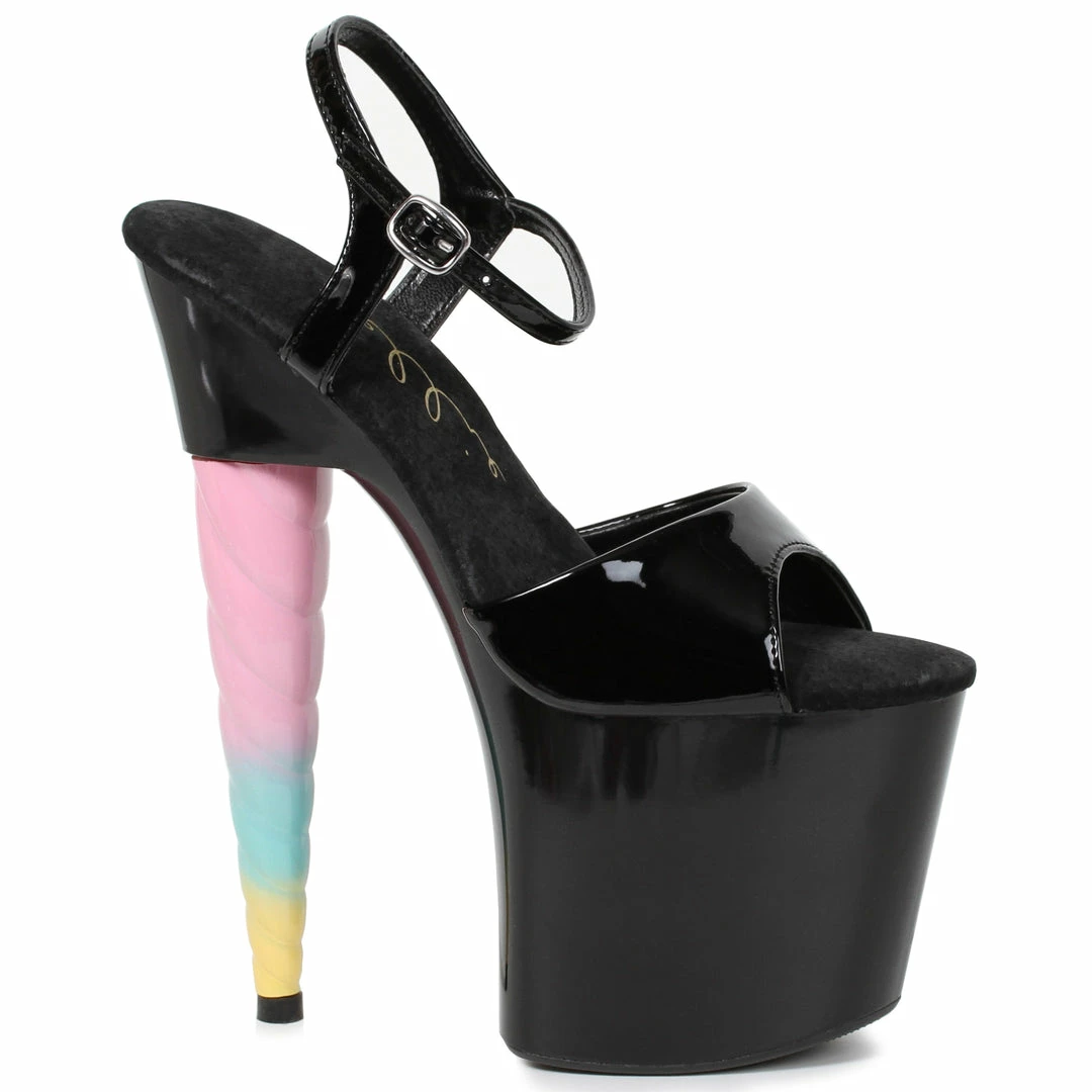 Ellie Shoes 7 Unicorn Heel Platform Sandal 4 Ellie Shoes 7 Unicorn Heel Platform Sandal