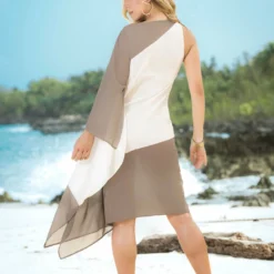 Espiral Asymmetrical Beach Dress