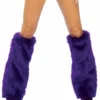 JValentine Faux Fur Legwarmers Purple 1 JValentine Faux Fur Legwarmers Purple