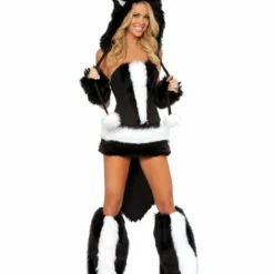 JValentine Flower Skunk Leg Warmers