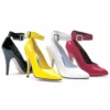 Ellie Shoes 5 Heel Pump With Ankle Strap 1 Ellie Shoes 5 Heel Pump With Ankle Strap
