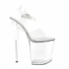 Ellie Shoes 8 HEEL CLEAR SANDAL 2 Ellie Shoes 8 HEEL CLEAR SANDAL
