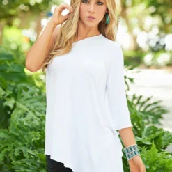 Espiral One Sleeve Belted Top CLOTHING