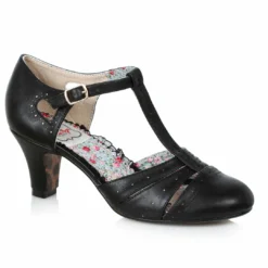 Ellie Shoes Spectator Heel With T-Strap