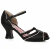 Ellie Shoes Two Toned T-Strap Peep Toe Shoe