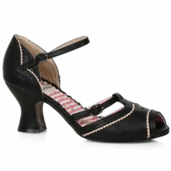 Ellie Shoes Two Toned T-Strap Peep Toe Shoe