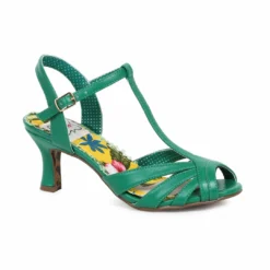 Ellie Shoes Peep Toe T Strap Sandal