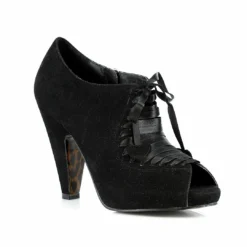 Ellie Shoes Black Shoe With Laces