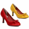 Ellie Shoes Bow Detail Heel 2 Ellie Shoes Bow Detail Heel