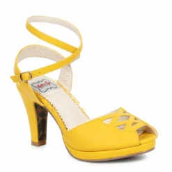 Ellie Shoes 4 Peep Toe Criss Cross Detail