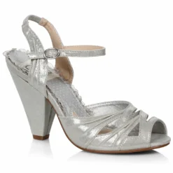 Ellie Shoes Glitter Shimmer Material Sandal